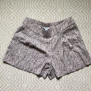 NWT lightweight nude and black shorts skirt skort